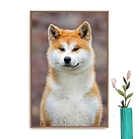 Framed Canvas Wall Art Christmas Santa Claus Canvas Prints Home Artwork Decoration for Living Room,Bedroom - 16x24 inches