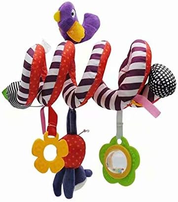 Baby Spiral Activity Hanging Toys Stroller Toys Cart Seat Pram Toy with Ringing Bell