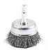 Forney 72729 Wire Cup Brush, Coarse Crimped with 1/4-Inch Hex Shank, 2-Inch-by-.012-Inch (10)