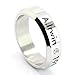 Fanstown Irwin Handmade Titanium Birthday Ring Necklace