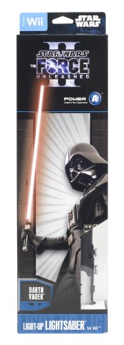 POWER A Star Wars: The Force Unleashed II Darth Vader Light-Up Lightsaber - Nintendo Wii