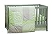 Trend Lab Lauren 3 Piece Crib Bedding Set, Green