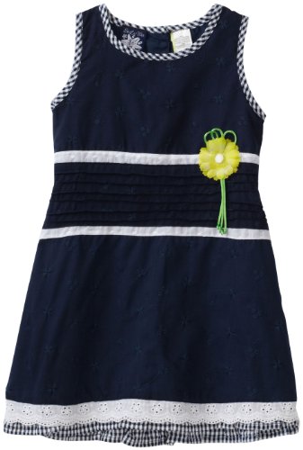 So La Vita Little Girls' Pin-Tuck Dress