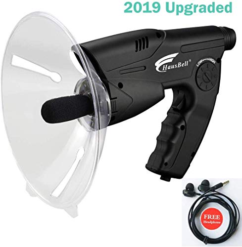 HAUSBELL Listening Device, Bird Observing Listening Recording Device Scientific Nature Explorer Bionic Ear Electronic Digital Device Sound Amplifier Micro SD Card Slot (Gifted with Headphone)