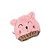 Gotd Baby Girls Boys Kids Toddler Knit Cap Warm Earflap Hat (Pink)