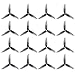 DALPROP Cyclone T5046C Pro 5 Inch 3-Blade Propeller 5046 CW/CCW Props for FPV Racing Quadcopter Drone Crystal Black (16pcs)