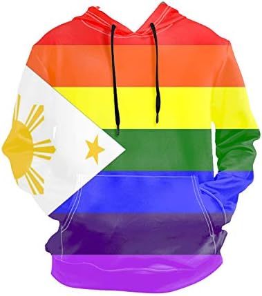 Owl Drawstring Sweatshirt Mens Long Sleeves Hoodie Casual Spring Autumn Hooded Multicolor Sweatshirt
