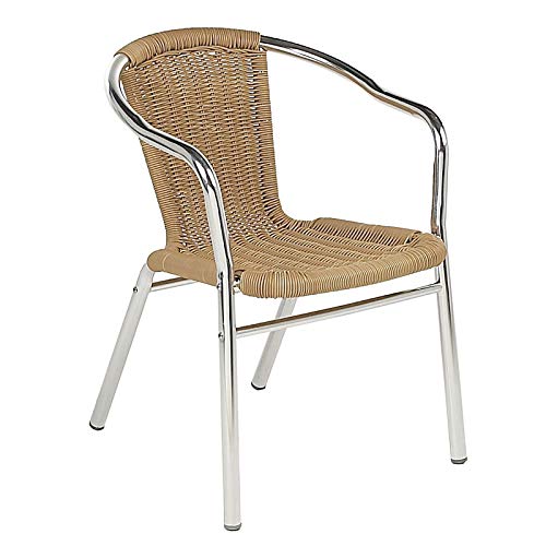 Aluminium Honey Wicker Effect Stacking Outdoor Garden Chair Buy Online In Guernsey Brackenstyle Products In Guernsey See Prices Reviews And Free Delivery Over 50 00 Desertcart