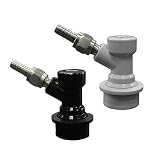 PERA 43178-145684 Ball Lock MFL Dis-Connect Set with Swivel Nuts (2) 5/16 Gas, 1/4 Liquid Barbed by (Pack of 2)