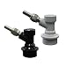 PERA 43178-145684 Ball Lock MFL Dis-Connect Set with Swivel Nuts (2) 5/16 Gas, 1/4 Liquid Barbed by (Pack of 2) primary