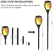Gold Armour 2 Pack Solar Lights Upgraded - Flickering Flames Torch Solar Path Light - Dancing Flame Lighting 96 Led Dusk to Dawn Flickering Tiki Torches Outdoor Waterproof Garden