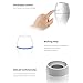 YESURPRISE USB Cool Mist Humidifier, Portable Mini with Auto Shut-Off, Multi Use for Travel Office Desk Car Hotel Kids Bedroom with Water Bottle (White)