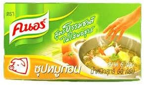 Knorr 6 Cube Broth Soup Minced Pork New Made in Thailand