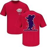 Ole Miss Fans. Colonel Reb Red T Shirt (Medium)