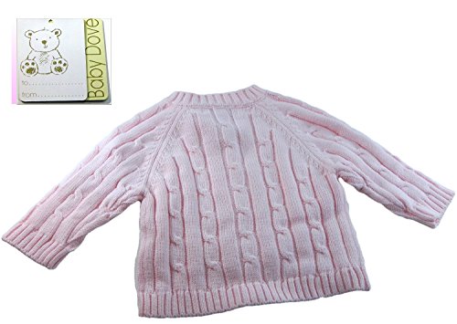 Baby Dove Cable Knit Cardigan & Beanie Set