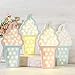 Ice cream Valentine Romance Atmosphere Light , Party Wedding Birthday Party Decoration Kids' Room Battery Operated LED Night Lights (Pink and Blue)