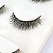 AccMart Magnetic Eyelashes Dual Magnet Glue-free 3D Reusable Full Size Natural False Lashes for Natural Look (6PCS)