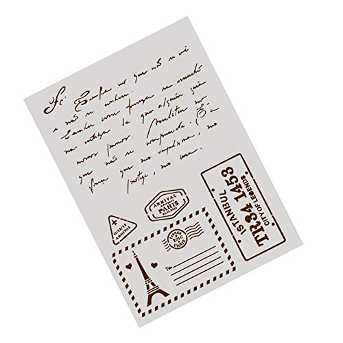 image for Xlala DIY Wedding Birthday Party Cake Stencil Cake Spray Decorating Pr