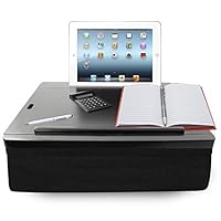 iCozy Portable Cushion Lap Desk With Storage - Black