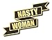 Geek Details Strong Women Themed Enamel Pin (Banner Nasty Woman)