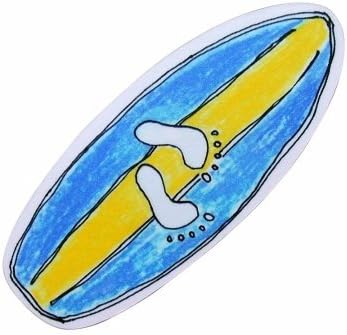 One World Kids DP00000635 Maui Wowie Surfboard- Door Pull - Pack of 2