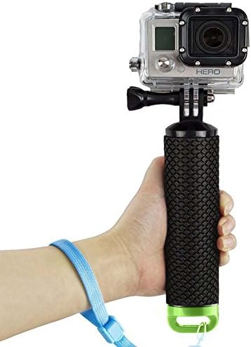 FIRMGE Waterproof Floating Hand Grip, Floating Stick, Floating Pole, Floating Camera, for GoPro Hero5,Black,Session,Hero4,Silver,Session,Hero LCD,3+,3/2/1, and SJ4000/5000/6000/7000 -Green