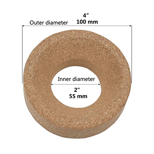 GraceMake Laboratory Flask Cork Stand,Flask Holds for Chemistry lab, 100mm/4"OD 55mm/2"ID for 150mL-1000mL, 10 Pcs