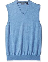 Izod de los hombres grandes y Tall Fine Gauge Solid - Chaleco para hombre