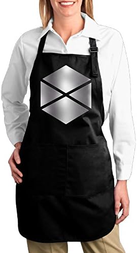 FUNNY MOPAD Destiny Titan Platinum Logo Kitchen Apron With Front Pockets