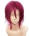 Amdieu Short Red Wig for Boy Wavy Synthetic Wig for Halloween