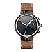 Kartice Compatible with ASUS ZenWatch 3 Band,Vintage Genuine Leather Watch Band Strap Replacement Watchband Metal Clasp Buckle (Brown 14mm)