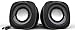 OfficeTec USB Computer Speakers Compact 2.0 System for Mac and PC (Gray)