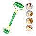 Jade Roller Facial Massager, Lifebee Original 100% Natural Himalayan Jade with Double Ball - Anti Aging, Therapy, Neck Healing, Face Slimming - Massage Tool