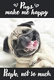 Pug Notebook: 120+ page lined Pug Journal with MORE PUGS INSIDE! by Sassy Pet Journals