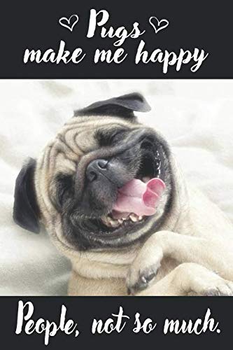Pug Notebook: 120+ page lined Pug Journal with MORE PUGS INSIDE! by Sassy Pet Journals