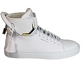 Buscemi Men's 417Sm126kb010a0001 White Leather Hi Top Sneakers