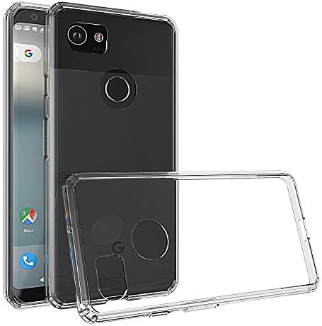 Google Pixel 2 XL Case, RXKEJI Slim Shockproof Clear Soft Flexible TPU Bumper Hard Back Cove for Google Pixel 2 XL (2017)