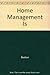 Home Management is... 0663206642 Book Cover