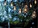 GOOTHY 10Ft Outdoor Patio String Lights, Edison LED Bulb String Lights for Garden/Backyard Party/Wedding (Plus 1 Extra Bulbs) - Black