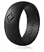 KAUAI Silicone Rings for Men. Classic Elegance Wedding Bands. Men's Active Strength Workout Band. Silicon Rubber Ring.