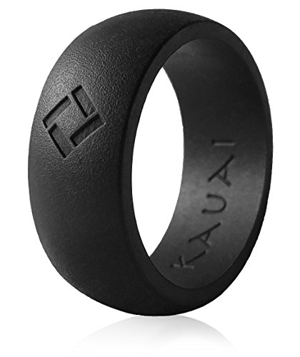 Kauai KAUAI Silicone Rings Elegant, Comfortable, Engagement Wedding Marriage Bands for Men, Non Kauai KAUAI Silicone Rings Elegant, Comfortable, Engagement Wedding Marriage Bands for Men, Non