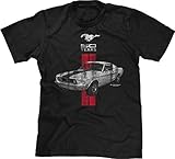 Blittzen Mens T-shirt Mustang 50 Years Red White
