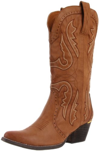 Very Volatile Women's Raspy Boot,Tan,7.5 B US