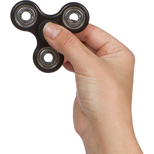 Black Fidget Spinner with Hybrid Ceramic Ball earings by 