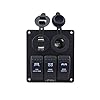 IZTOSS-Blue-led-3-gang-DC12V24V-blue-switch-panel-with-led-power-socket-42A-dual-USB-voltmeter-and-wiring-kits IZTOSS-Blue-led-3-gang-DC12V24V-blue-switch-panel-with-led-power-socket-42A-dual-USB-voltmeter-and-wiring-kits