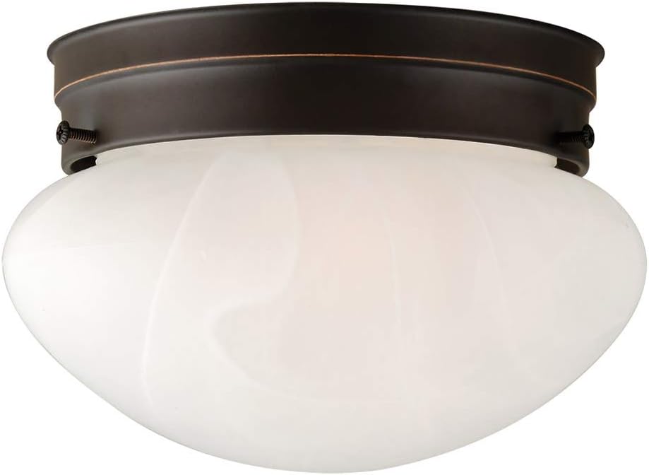 Design House 514547 Millbridge 1 Light Ceiling Light, Oil Rubbed Bronze - Close To Ceiling Light Fixtures - 