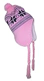 Best Winter Hats Jacquard Snowflake Sherpa Winter Ear Flap Hat (One Size)