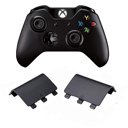 2X Battery Cover Door for Xbox One Wireless Controller(Black) - Thumbnail 4