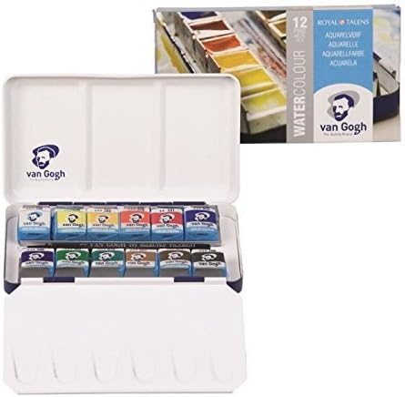 12 color set metal case case Van Gogh watercolor solid (japan import) by Tar Lenth Japan