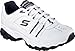 Skechers Sport Men's Afterburn Memory Foam Strike On Training Shoes,White/Navy,12 4E US